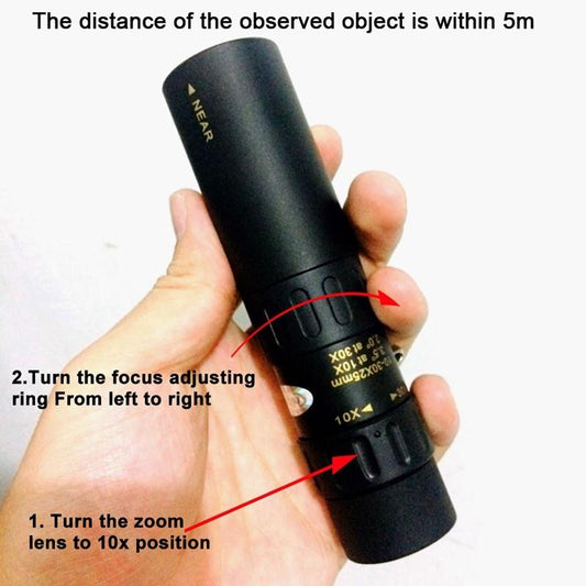 NNEIDS Portable High Definition Night-Vision Telescope - 10-30X25